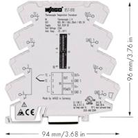 WAGO 857-810 Configureerbare temperatuurmeetomvormer voor thermo-elementen type J en K 857-810 - thumbnail