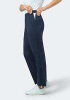 Dames trainingsbroek of revalidatiebroek met rits blauw - thumbnail