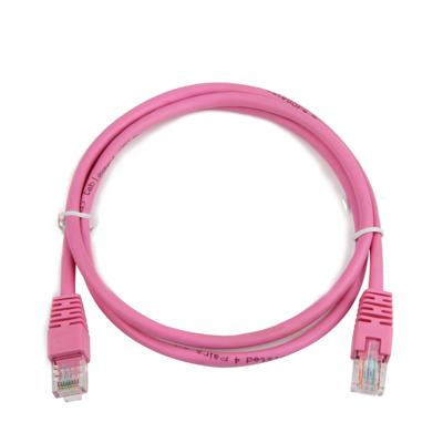 UTP Cat5E patchkabel roze 0.5 meter