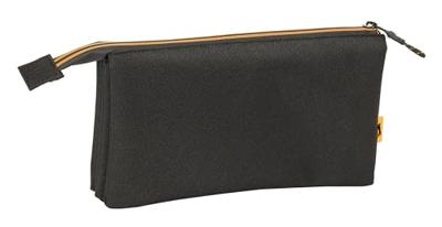 Pennenetui met 3 vakken Kings League Zwart 22 x 12 x 3 cm