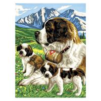 Basic Schilderen op nummer sint bernard - thumbnail