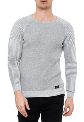 RustyNeal - Herenshirt - Grijs - Pullover - Ronde Hals RustyNeal - Herenshirt - Grijs - Pullover - Ronde Hals