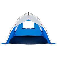 Strandtent 3-persoons waterdicht snelontgrendeling azuurblauw - thumbnail