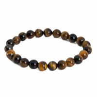 Edelsteen Armband Tijgeroog - 8 mm - thumbnail