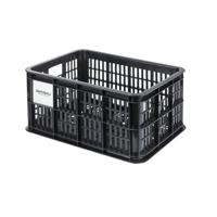 Basil Gerecyclede fietskrat crate s 17.5 liter mik 28 x 39 x 23 cm - zwart - thumbnail