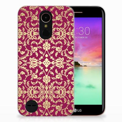 Siliconen Hoesje LG K10 2017 Barok Pink Siliconen Hoesje LG K10 2017 Barok Pink