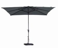 Stokparasol Syros luxe 280x280 cm Polyester grey zonwering Madison - Madison - thumbnail