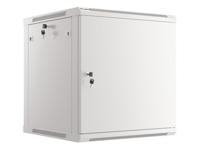 Lanberg WF01-6612-00S rack 12U Wandrek Grijs - thumbnail