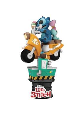 Disney D-Stage PVC Diorama Stitch Coin Ride 16 cm