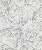 Noordwand Botanica Behang met grote bladeren 33308 - thumbnail