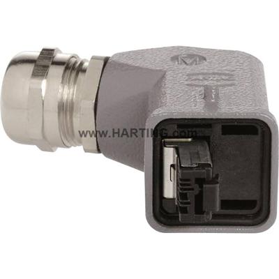 HARTING 09451151104 Sensor/actuator dataconnector Aantal polen (sensoren): 4P4C Stekker, haaks 1 stuk(s)
