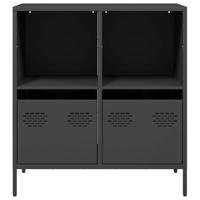 Dressoir 68x39x73,5 cm koudgewalst staal zwart - thumbnail