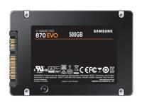 Samsung MZ-77E500B 870 EVO SSD, 500 GB, 2.5", SATA3 6 Gbps, 3D V-NAND, 560/ 550 MB/s, 512 MB DDR4 - thumbnail