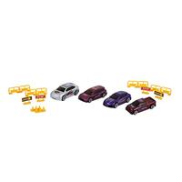 Online Retail Shop Vrachtauto silver wheels transporter met 4 auto&apos;s - thumbnail