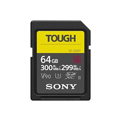 Sony ProSD Tough 18x stronger - 64GB UHS-II R300 W299 - V90
