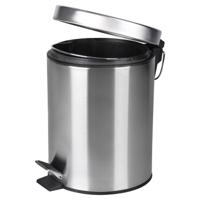 Pedaalemmer Differnz Soft Close Deksel 5 Liter Mat Chroom Differnz - thumbnail