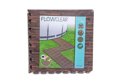 Bestway Zwembadvloer Foam Houten Stijl 12 Stuks 50x50 cm Tuin 58712 - thumbnail