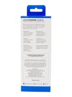 Kabel USB A naar USB-C Powera Zwart 3 m - thumbnail