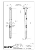 Gedore Momentsleutel BL 1/2" - 7683400 - thumbnail