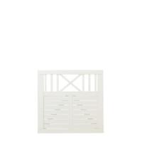 Witte Houten Tuinpoort Nostalgi 100 x 95 CM - thumbnail
