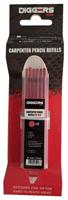 Diggers 6 Rode Navullingen Markeerpotlood - DIG013 - thumbnail