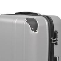 Harde rolkoffer set zilver 4-dlg - thumbnail