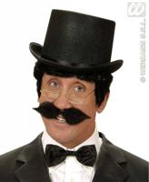 Snor groot zwart circus - thumbnail