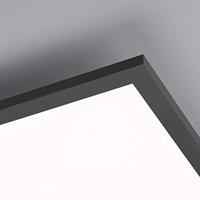 Just Light 14754-18 FLAT LED-plafondlamp LED 18 W Zwart - thumbnail