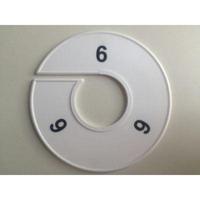 Maatring 11cm wit/zwart 6 - thumbnail