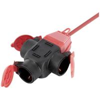 Sygonix SY-5806890 Stroom Verlengkabel 16 A Rood 10.00 m H07RN-F 3G 1,5 mm² Weerbestendig - thumbnail
