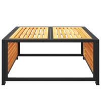 Tuintafel 68x68x30 cm massief acaciahout - thumbnail