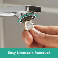 Hansgrohe Toiletkraan Rebris E Eengreeps 80 Voor Koud Water Of Vooraf Ingestelde Temperatuur Zonder Afvoer Chroom - thumbnail