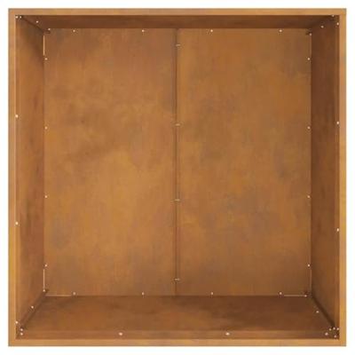VidaXL Vuurkorf bruin 80 x 80 x 43 cm cortenstaal VidaXL Vuurkorf bruin 80 x 80 x 43 cm cortenstaal