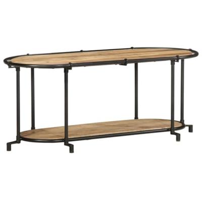 Tv-meubel 100x42x40 cm massief ruw mangohout