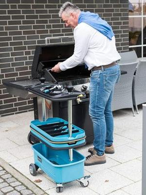 Hazet 166N Werkplaatswagen Plaatstaal Kleur (specifiek): Blauw