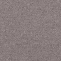 3-delige Loungeset met kussens stof taupe - thumbnail