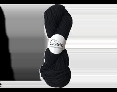 byClaire chunky cotton 015 black