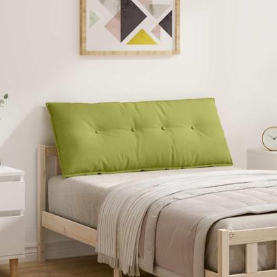 VidaXL Rugkussen lichtgroen 120 x 19 x 50 cm stof