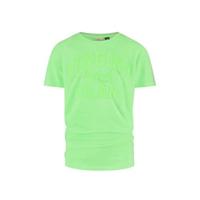 Vingino Essentials T-shirt met logo neon groen - thumbnail