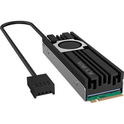 ICY BOX M2HSF-703 hardwarekoeling SSD (solid-state drive) Koelplaat 2 cm 1 stuk(s) Zwart, Grijs ICY BOX M2HSF-703 hardwarekoeling SSD (solid-state drive) Koelplaat 2 cm 1 stuk(s) Zwart, Grijs