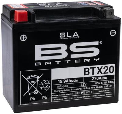 BS-BATTERY batterij "bgz20h / btx20h". battery btx20h bs sla