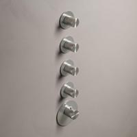 Hotbath Archie High Flow Thermostaat Met 4 Stopkranen RVS 316 ARHF014IX - thumbnail