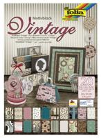 Folia motiefpapier Vintage II, 270 g, ft 24 x 34 cm, blok van 20 vel - thumbnail