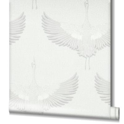Marburg Kumano; The New Design Book Behang met kraanvogels - 34528
