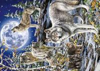 Premium Collection Wolvenroedel in de winter 500 stukjes - thumbnail