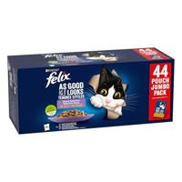 FELIX POUCH ELKE DAG FEEST IN GELEI MIX BOX TONIJN / ZALM / RUND / KIP 44X85 GR - thumbnail