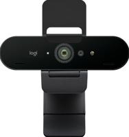 Logitech Brio 4K Stream Edition 4K-webcam 3840 x 2160 Pixel, 1920 x 1080 Pixel, 1280 x 720 Pixel Klemhouder, Voor Windows Hello - thumbnail