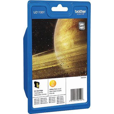 Brother inktcartridge, 325 pagina's, OEM LC-1100Y, geel Brother inktcartridge, 325 pagina's, OEM LC-1100Y, geel