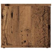 Tv-meubel 80x34x30 cm bewerkt hout oud houtkleurig - thumbnail