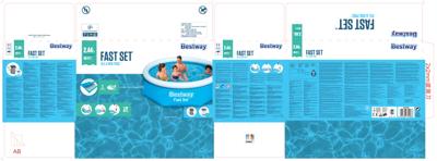 Bestway | Zwembad Fast Set 244 x 61 cm | Met Filterpomp